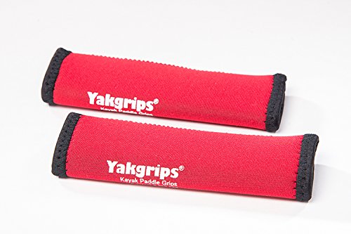 Yakgrips Takeapart Kayak Paddle Grips, No-Slip, Prevents Blisters (Red) - Cascade Creek #TOP1