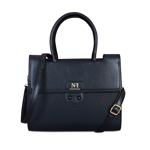Image of NFI essentials Satchel Bags Ladies Purse Handbag Premium Women Shoulder Travel Bag for Work Gifts for Wife /Mother /Sister Stylish Office College Party Bag