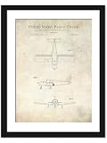 Print of Replica 1974 Piper Archer Airplane Patent | Antique
