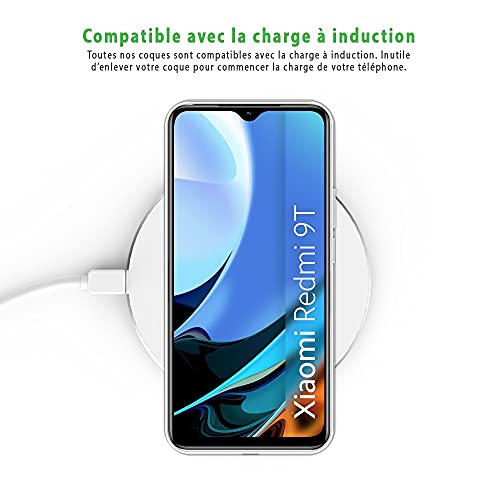 Carcasa Xiaomi Redmi 9T 360 integral Evetane transparente con diseño de moda 6