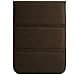 Smart Glove Brown Premium Durable Leather Cover Sleeve Carrying Case can Easily be Converted to a Stand for Kindle Touch 6 inch Display Plus Earbuds