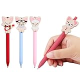 Yanmzmin 4Pcs Pen Black Ink Gel Pens Writing Pens Stationery Merch for Fans Gifts