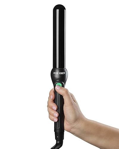 Jose Eber rizador Clipless 32 mm 125 negro resistente al calor incluido compatible con doble voltaje en todo el mundo