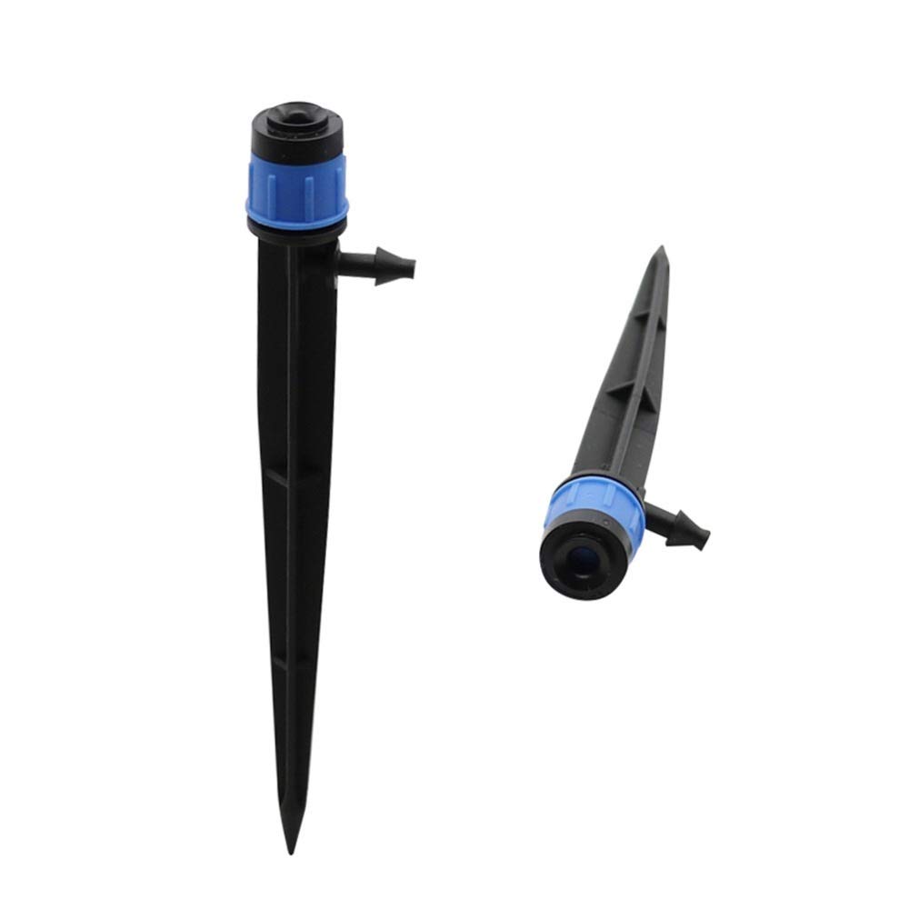 Xihe Black Garden Irrigation Sprinklers 20Pcs Agriculture Scattering Dripper 360 Degrees Watering Sprinkler Head Fruit Tree Nozzle Water Cone Dripper For 4/7Mm Pipe (Color : )