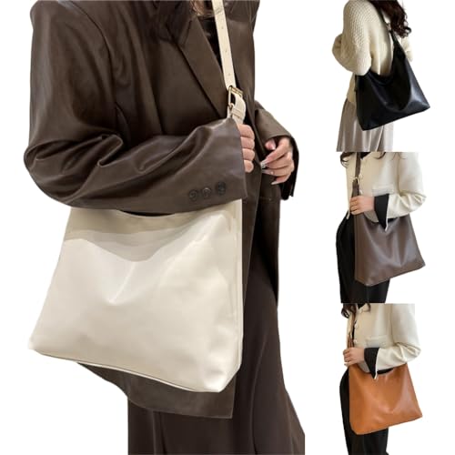 Versatile PU Leather Handbag Shoulder Bag Underarm Bags for Modern Women Girls3