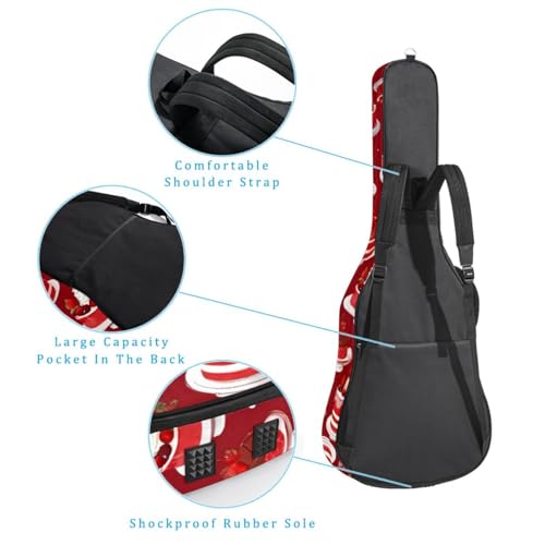 Housse pour guitare acoustique imperméable 101,6 cm protégeant des chocs et rayures avec style - 3