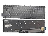 Replacement Keyboard Latin Spanish Layout for Dell Inspiron 3579 3583 3779 5565 5567 5570 5575 5587 7566 7567 7577 7588 5767 5770 5775 7773 7778 7779 Laptop Keyboard (White Backlit)