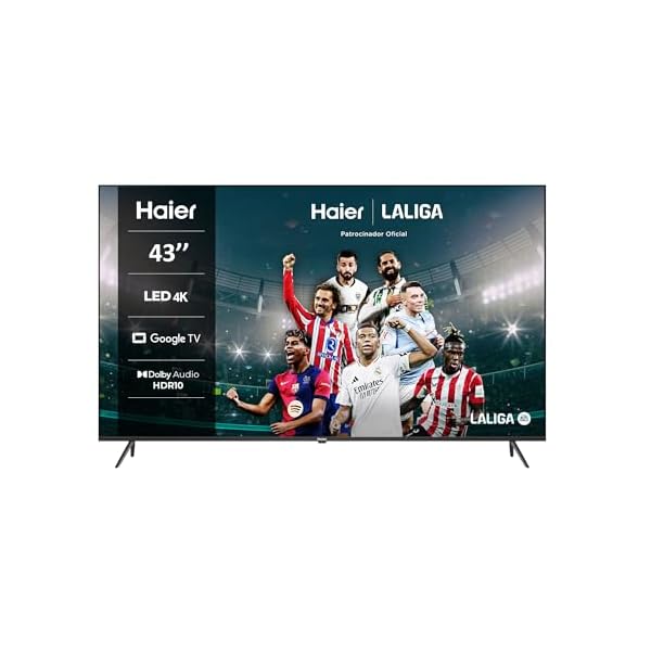 Haier Direct LED 4K UHD H43K800UX - Smart TV 43", Google TV