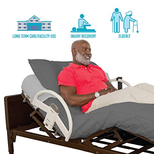 Stander Ez Click Bed Handle, Hospital Bed Rail, Safety Assist Medical Rail For Seniors, Long Term Care For Elderly, Set Of 2 #TOP5