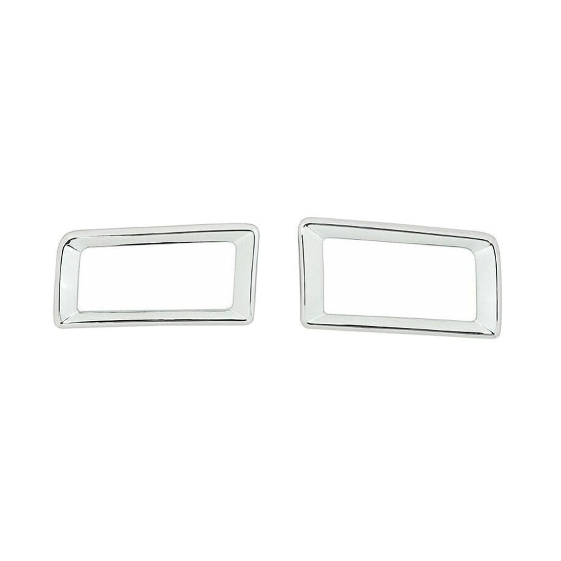 Hylorvin Chrome Center Console Air Vent Outlet Cover Trim Frame for Dodge for Ram 1500 2010,for Ram 1500 2011-2017 Left Right Front Interior FDR2CCCAVOCTF