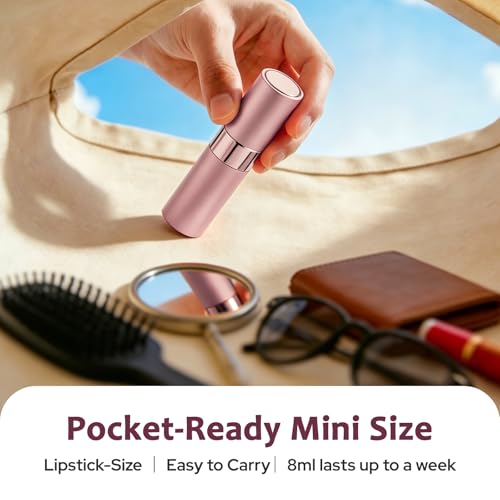 Image of LISAPACK 8ml Travel Perfume Bottle Refillable, 3 PCS Cologne Atomizer Spray