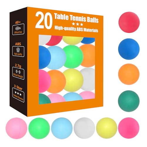 meizhouer Colored Ping Pong Balls:...