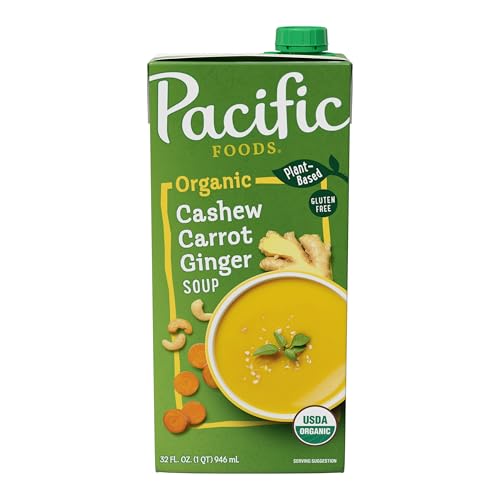 Pacific Foods, Soup Cashew Ginger Organic, 32 Fl Oz