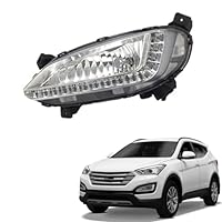 NoteDi Frontstoßstange Nebelscheinwerfer für Hyundai Santa Fe IX45 2013 2014 2015 2016 2017 Blinker-Kontrollleuchten Links und rechts Tagfahrlicht Blinker,Left