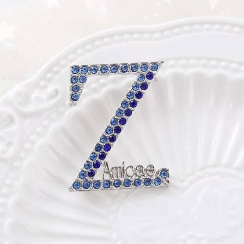 Zeta Amicae ZA Brooch 1948 Soror Greek Letters Sorority Members Group Graduation Gifts Jewelry2