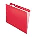 Pendaflex Reinforced Hanging File Folders, Letter Size, Red, 1/5 Cut, 25/BX (4152 1/5 RED)