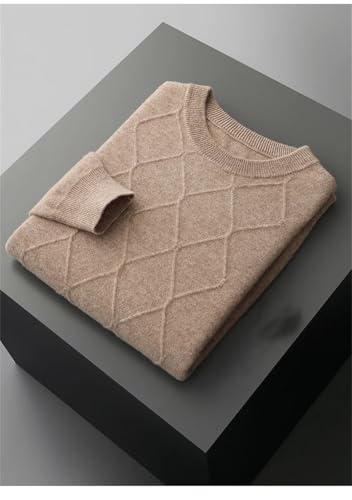 Men's Sweater Half Turtleneck Long Sleeve Pullover Knit Sweater3