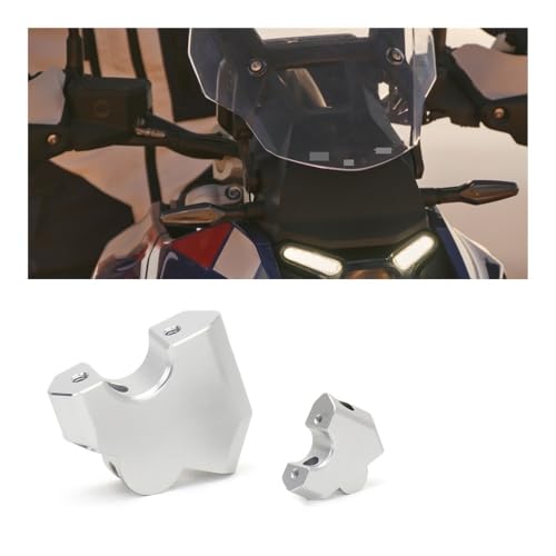 Elevador de manillar plata para R1300GS 2023-2025 moto 2