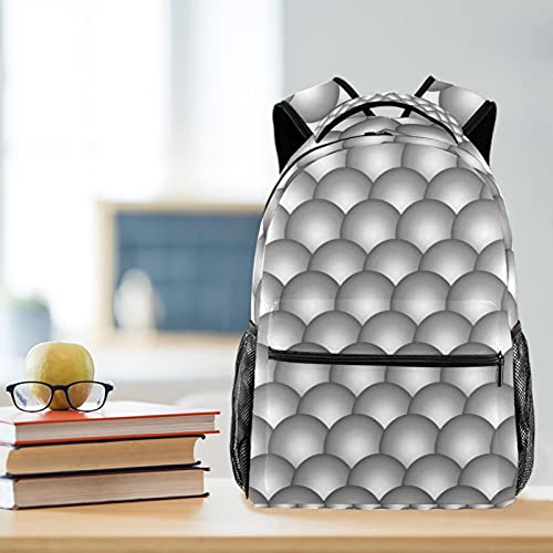 Sac à dos décontracté pour femme à texture écailles grande capacité - 6