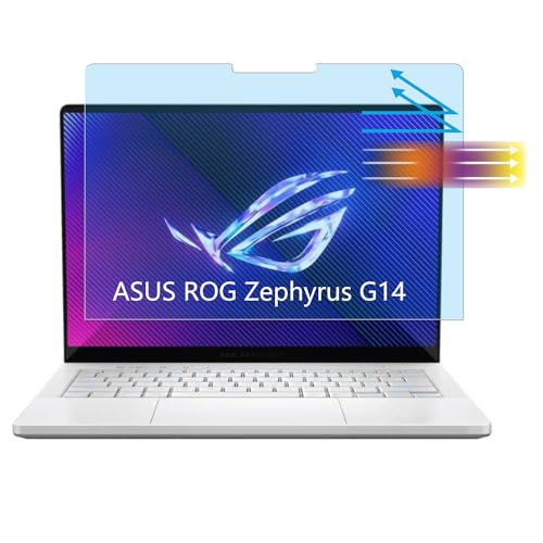 MUBUY-GOL 2 Pack Anti Blue Light Anti Glare Screen Protector for 2024 ASUS ROG Zephyrus G14 Gaming Laptop Eye Protection Filter Anti Fingerprint