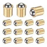 sourcing map Kugelkolben aus 304 Edelstahl, 5 mm Durchmesser, Kugelschnäpper mit glatter Steckverbindung, Präzisionspositionierung, Endkraft 30 N, für mechanische Geräte, Möbel (6 x 9 mm), 15 Stück