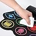 Electronic Drum Sets Portable 9-Pad Bluetooth Model with Built-In Speakers, Colorful Roll-Up Practice Kit for Beginners Teens Adults, Foldable Design for Home Learning Travel and Indoor Play