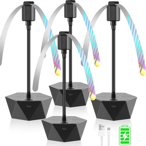 chemotex Fly Fans for Tables Rechargeable, Table Top Fly Spinner to Keep Flies Away from Food,...