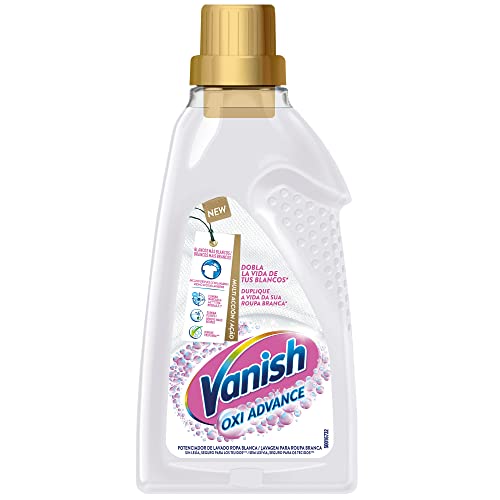 Reckitt Vanish Oxi Advance - Quitamanchas y blanqueador para ropa blanca, en gel, sin lejía - 800 ml