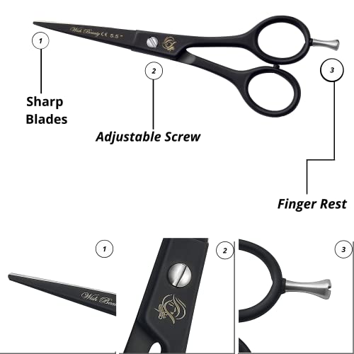 Wish Beauty Professional Hairdressing Scissors Barber Salon Hair Cutting Hair Cutting Scissors - Image 2