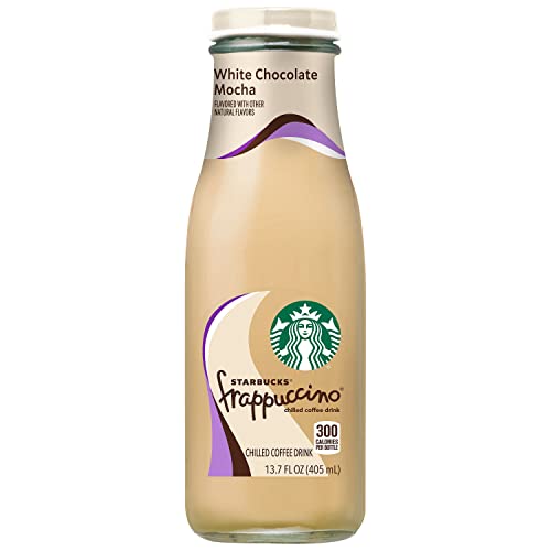 Image of Starbucks Frappuccino Coffee Drink, White Chocolate Mocha 13.7 fl oz Bottles (12 Pack)