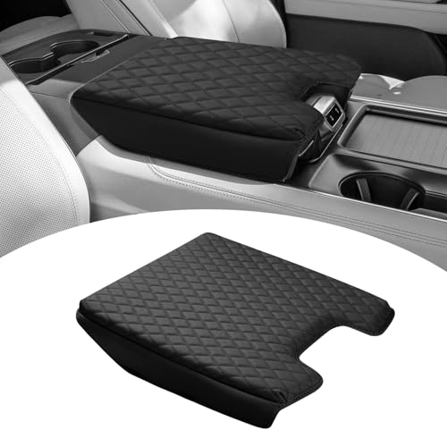 Shademax Custom for 2026 2025 Ford Expedition Platinum Center Console Cover Armrest Cover for Expedition Accessories Armrest Cushion Pad Leather Middle Console Cover Seat Box Protector Anti-Scratch