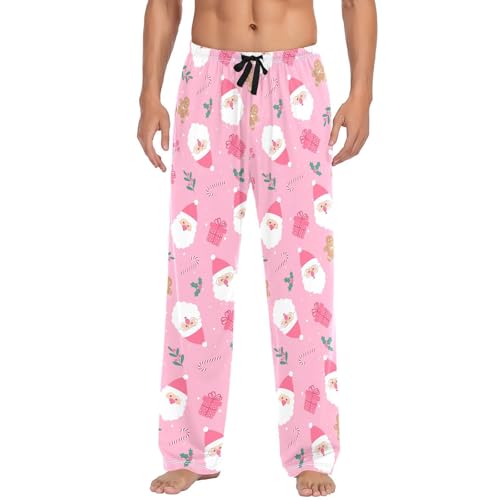 ZZKKO Pajamas Pants for Men Horses Animals Men's Pajama Bottoms 100% Cotton PJ Pants for Mens S-XXL