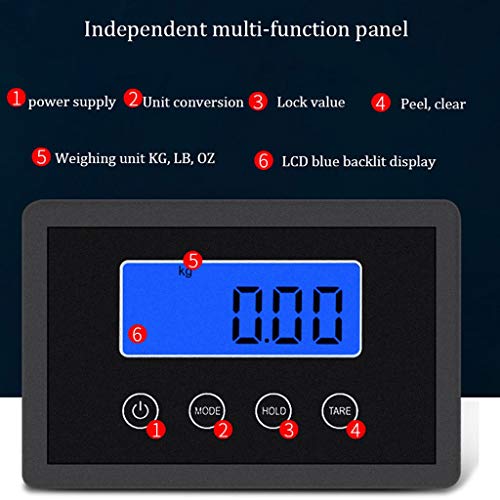 Báscula digital plataforma 180kg con pantalla LCD miniatura 2