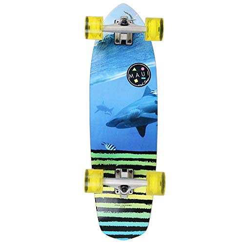 Skateboard Bleu Maui and Sons MSSKT5718 pour éviter les vibrations du bitume