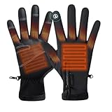 Guantes calefactables recargables | Guante ajustable transpirable duradero de 3 modos, guantes sin dedos calefactables para invierno frío | para trabajo, esquí al aire libre, senderismo, camping