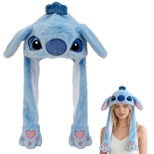 YeahBoom Beweglicher Ohr-Kaninchen-Hut,Hasen Mütze,Plüsch Bunny...