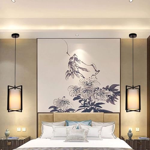 Lampe suspendue fer forgé pour optimiser l'éclairage d'une petite chambre