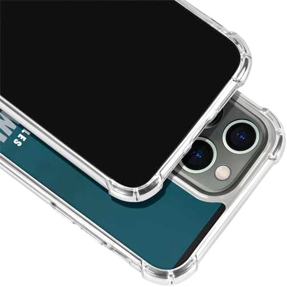 Skinit Clear Phone Case Compatible with iPhone 13 Pro Max - Officially Licensed NFL Philadelphia Eagles Super Bowl LIX Champions Design