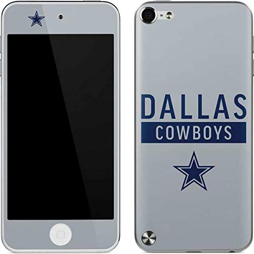Skinit Decal MP3 Player Skin Compatible with iPod Touch (5th Gen&2012) - Officially Licensed NFL Dallas Cowboys Silver Performance Series Design