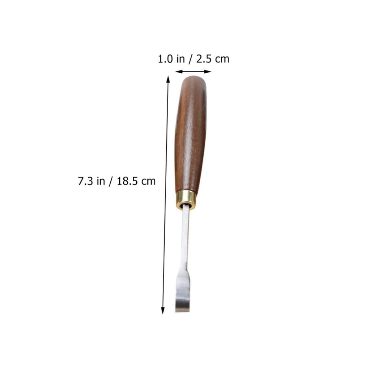 6 Pezzi Scalpello da Intaglio Legno Scalpello per Legno Manico in Noce Acciaio al Manganese e Falegnami Professionisti