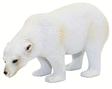 Gemini&Genius Polar Bear Animals Action Figure Toys for Kids, Polar Bear Collectible Figure, Wildlife Ursus Maritimus Toy