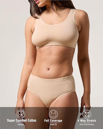 Image of URBAN ADVENTURE Cotton Full Coverage Everyday Beginner Bra for Women & Girls | Non-Wired, Non-Padded | Soft & Breathable Comfort