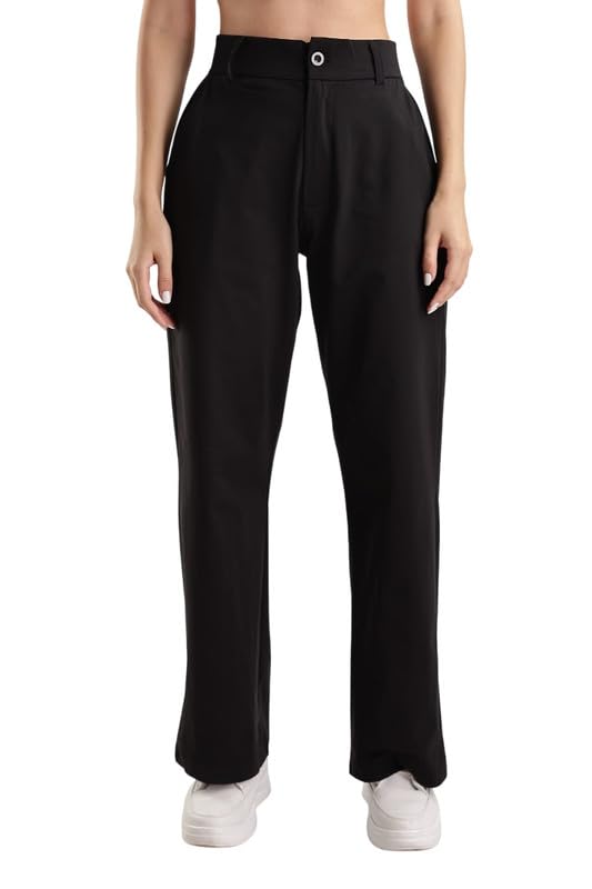 Image of BLUE TYGA Women's Office Joggers | Ultra-Light & 4-Way Stretch | Wrinkle-Resistant & Quick-Dry | No Iron Needed | Power Dressing for Bold, Unstoppable Women