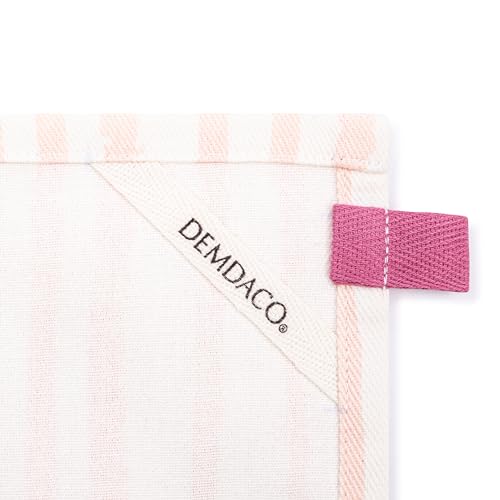 DEMDACO byDesign Serving Collection Live The Sweet Life Pachi Pink Stripe 17 x 28 Cotton Twill Absorbent Kitchen Dish Hand Towel - Thumbnail 2