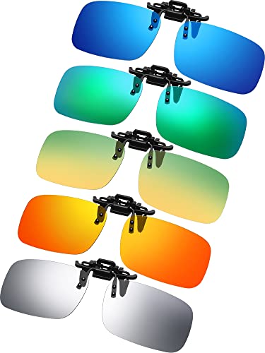 Frienda Polarized Clip On Sunglasses (5 Pairs)
