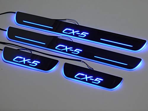 Amazon.co.jp: マツダ CX-5 CX5 ドア スカッフプレート 流れる LED