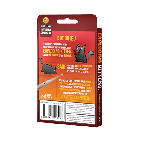 Exploding Kittens 2 Joueurs - Asmodee - Jeu de socit - Image 3