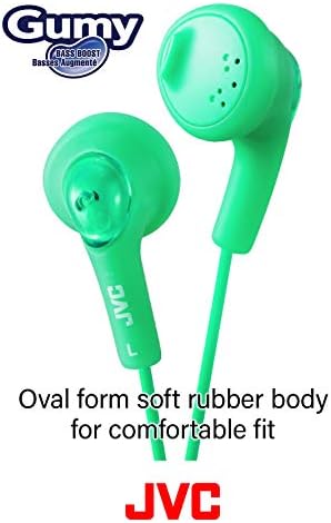 JVC HAF160B Gumy Ear Bud Headphone Black