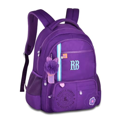 Mochila de Costas Rebecca Bonbon Nylon Soft 17,5' RB24548 (Roxo)