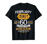 Photo Gallery 60 anni regalo febbraio 1961 60th birthday quarantine gif maglietta Photo Gallery 60 anni regalo febbraio 1961 60th birthday quarantine gif maglietta